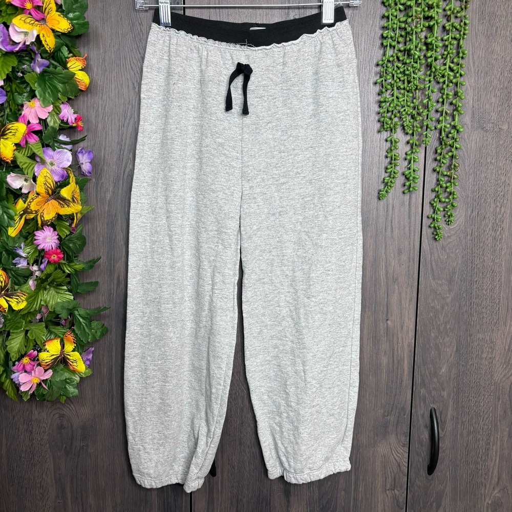 [🌸5/$25🌸Moret Ultra Grey Cropped Lightweight Sweatpants Size Large